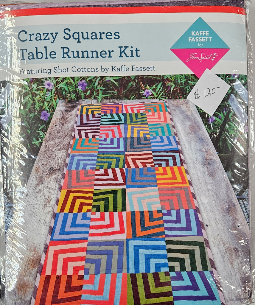 Crazy Squares Table Runner Kit by Kaffe Fassett
