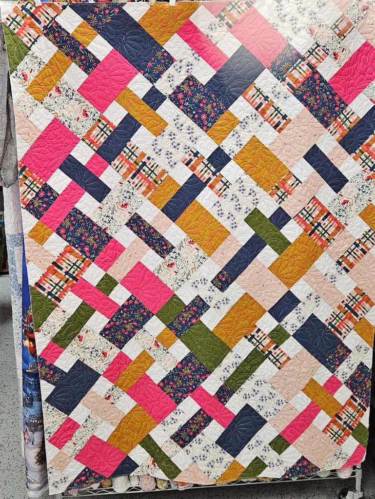 Picnic Quilt Pattern with Wild Fronds Fabrics by Birch Fabrics Quilt Kit