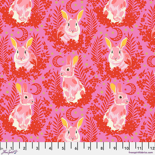 FreeSpirit Fabrics: Besties Tula Pink - Hop To It Blossom