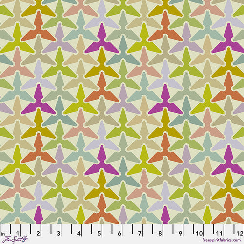 Freespirit Fabrics: Billy Reue -  Major Scales - Faded Rainbow || Architecture School PWWR037.FADEDRAINBOW