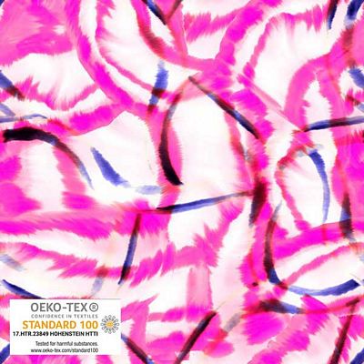 Avalana Sweat Non-Brushed: Watercolor Circles Pink