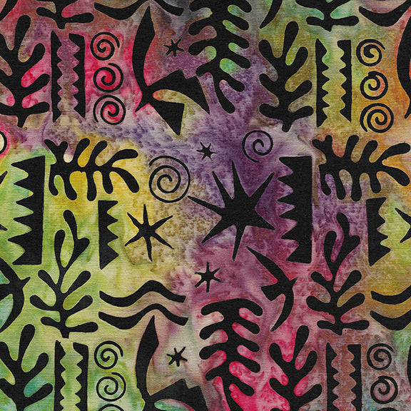 Island Batik -Sun Kissed Soleil- Collage-Rainbow Sherbert 112149902