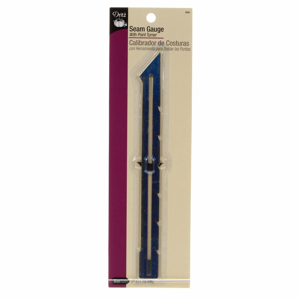 Seam Gauge With Point Turner 7in