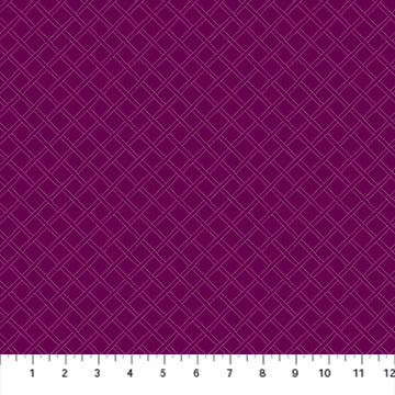 Figo Fabrics: Primavera - Purple Trellis