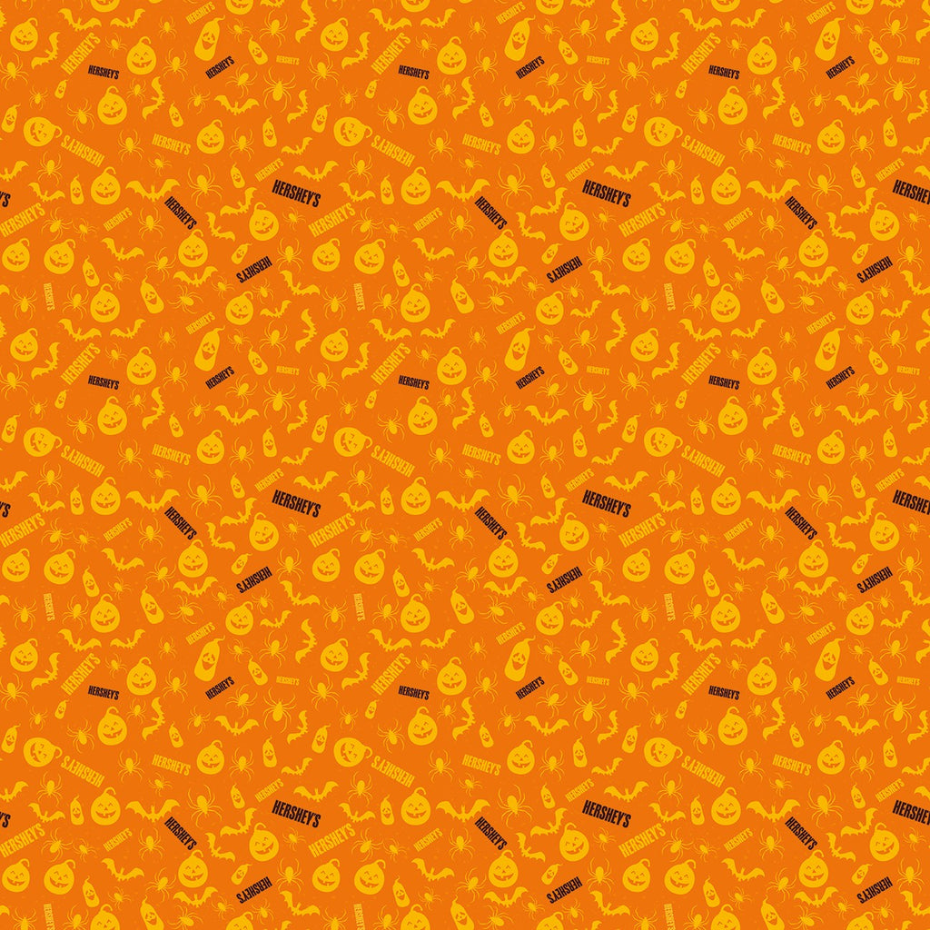 Riley Blake - Hershey Halloween Pumpkins Orange