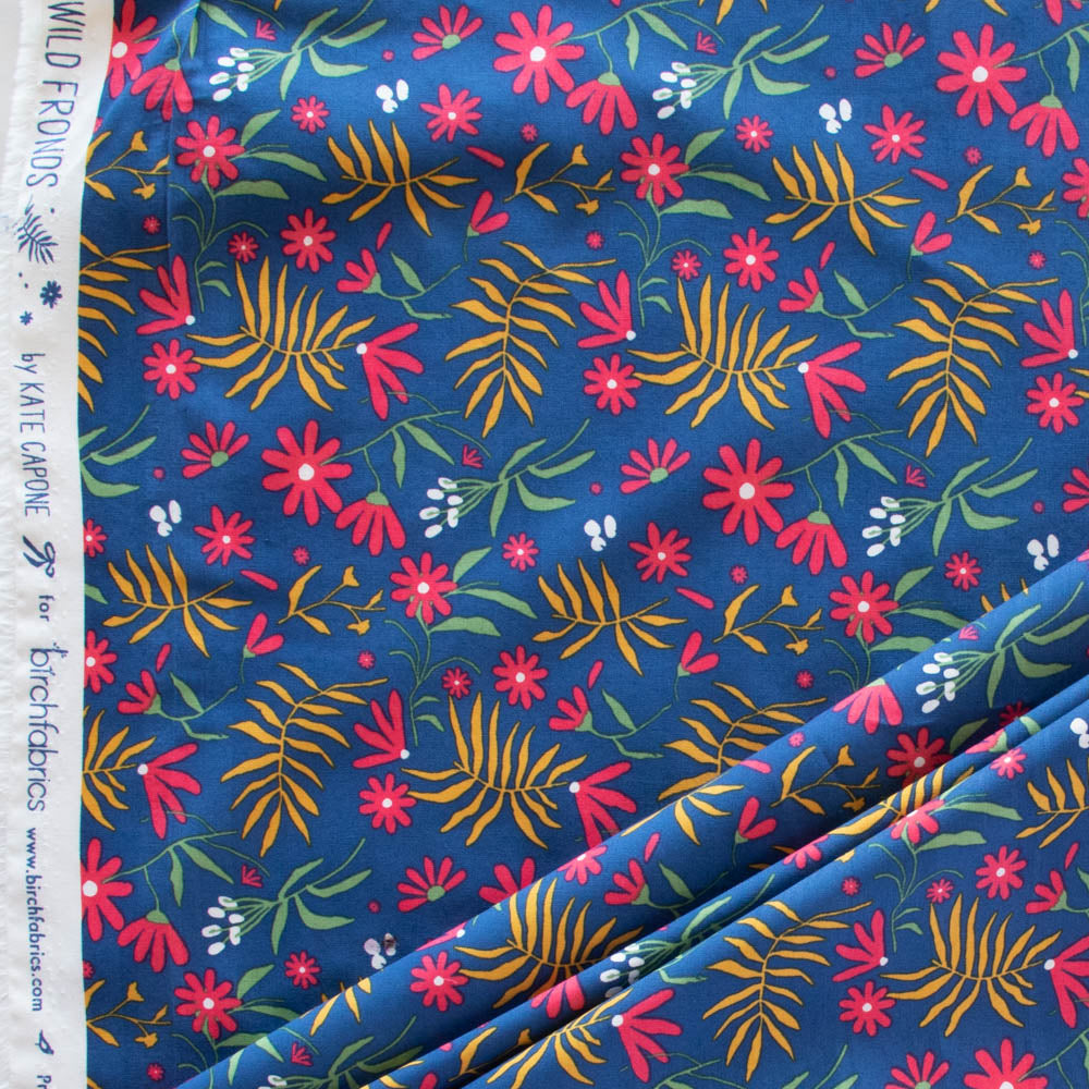 Birch Fabrics - Wild Fronds - Fronds and Flowers
