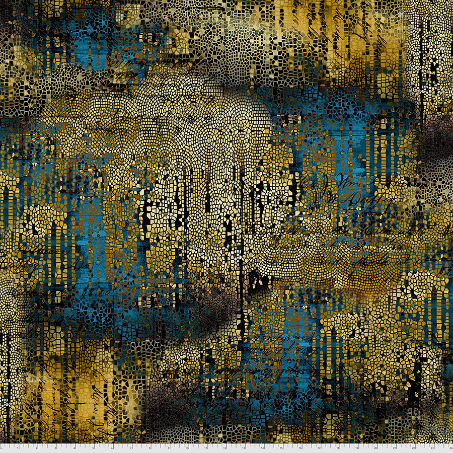 Tim Holtz Abandoned II - Gilded Mosaic - Gold - PWTH140.GOLD