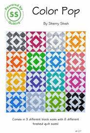 Color Pop Quilt Pattern by Cluck Cluck Sew