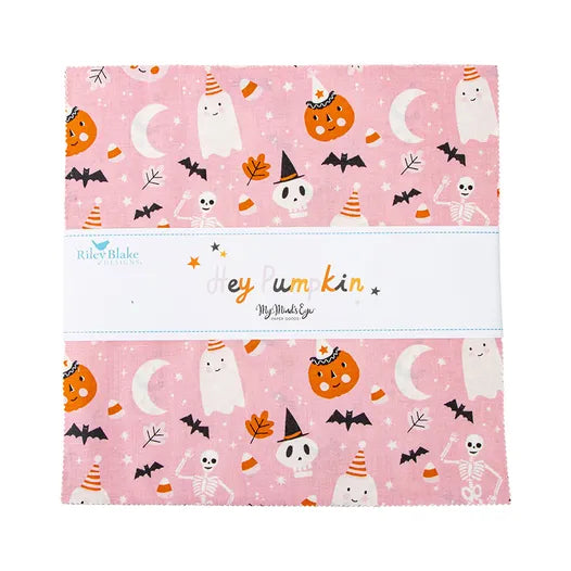 Riley Blake - Hey Pumpkin - 10 Inch Stacker - 42 Pieces - 10-16030-42