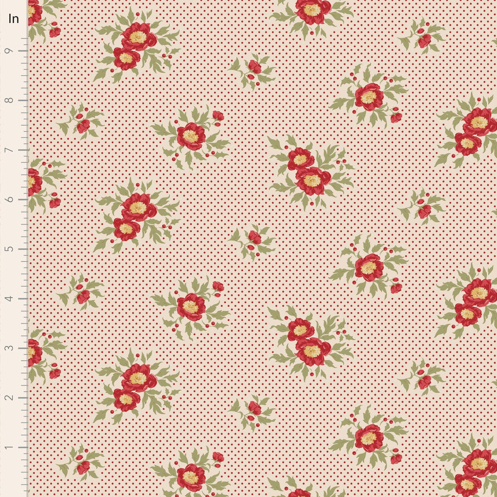 Tilda - Merry Little Christmas - Joy Cream - TIL100638-V15 - Sold by the Half Yard