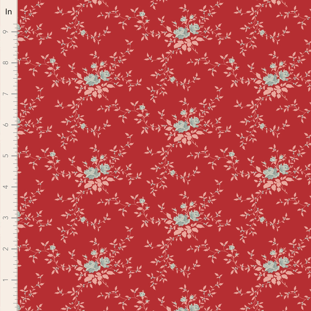 Tilda - Merry Little Christmas Blender - Noel Red - TIL110139-V15 - Sold by the Half Yard