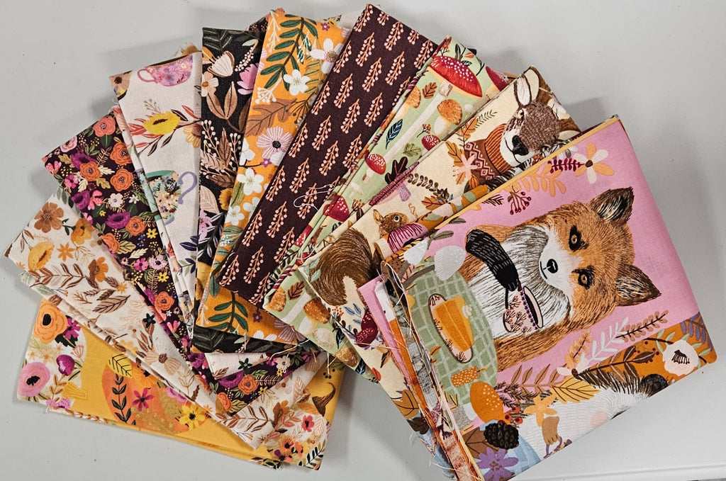 Autumn Friends: Mia Charo - 9 Half Yards Bundle Plus a 1 yard panel