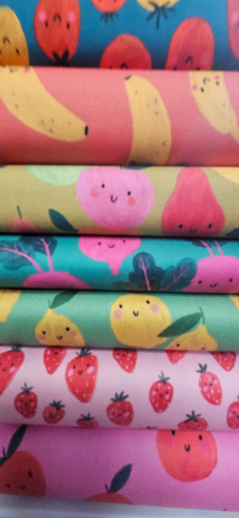 Happy Veg and Fruit Fat Quarter Bundle