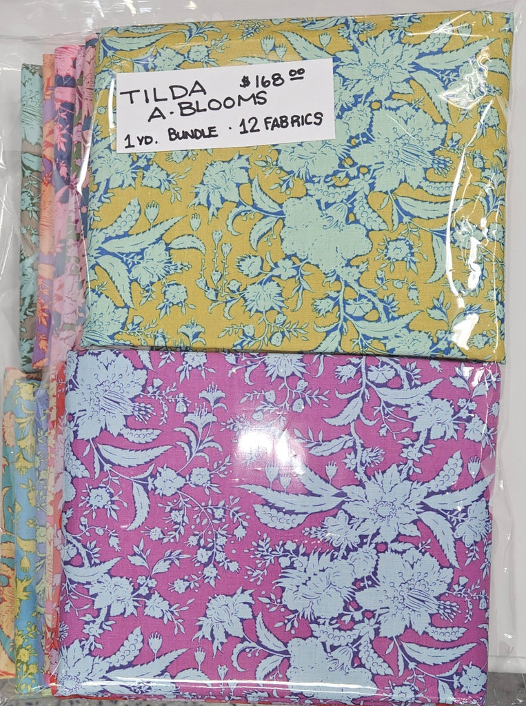 Tilda Abloom Bundle: 1 Yard - 12 Fabrics