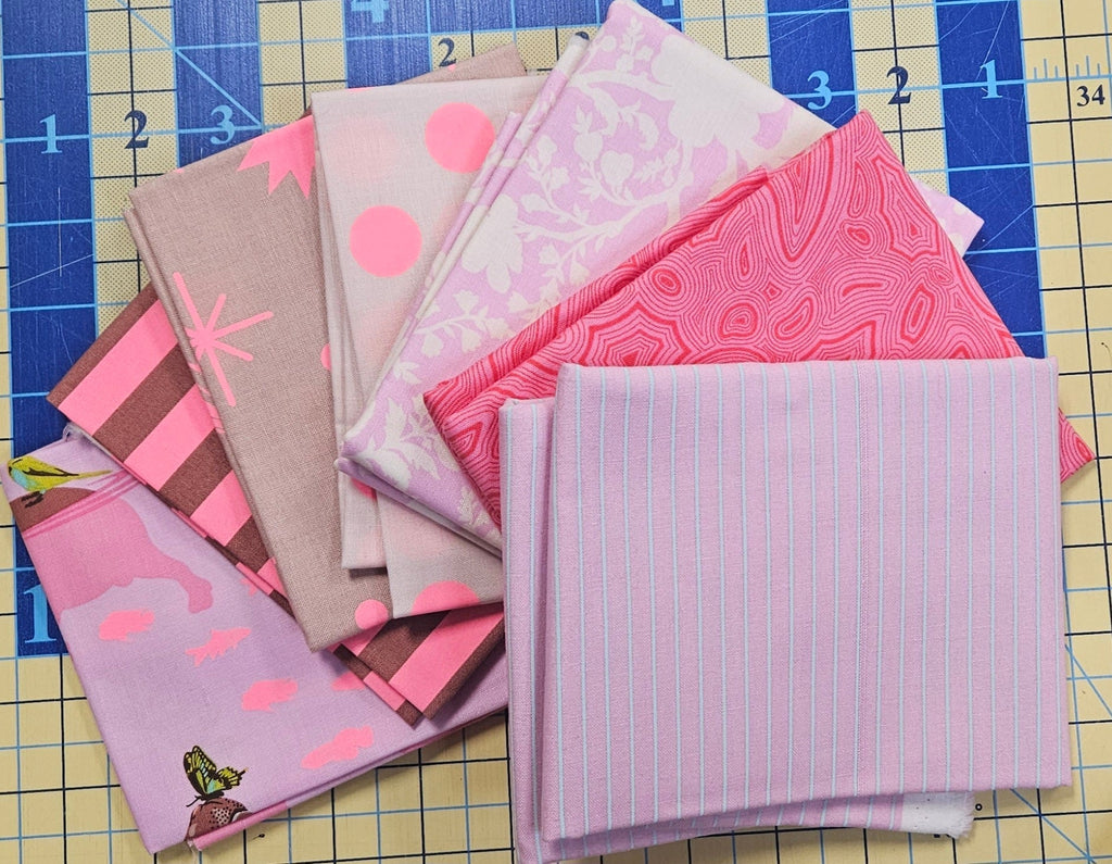 Tula Pink: Custom Curated Bundle - Nova Hippo (7 Fabrics)