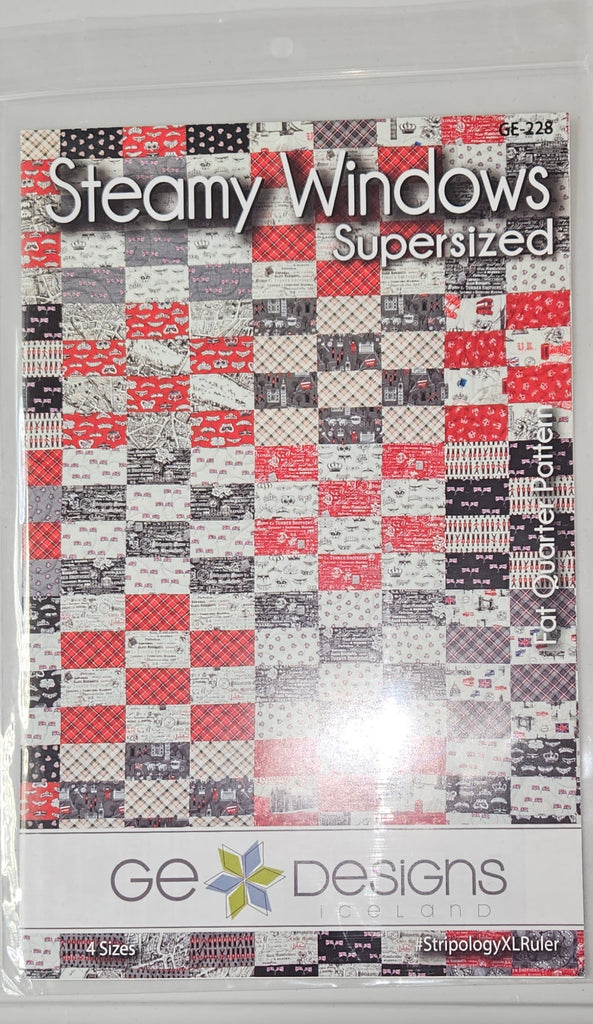Steamy Windows Supersized Quilt Kit with Tula Flannel and Pattern by GE Designs