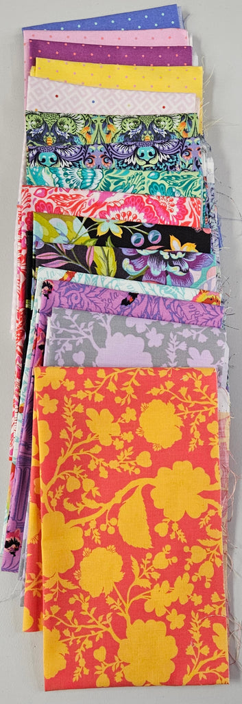 Quilt Kit: Pattern - Beyond the Reef: Flower Stalls Kit with Tula Pink Fabrics