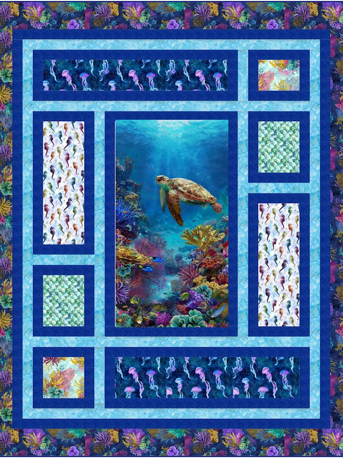 Quilting Renditions - Picture That  Panel Quilt by Kari Nichols - QR1180