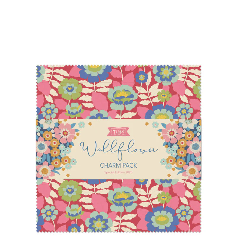 Tilda - Wallfalower - 5" Charm Pack- TIL300239