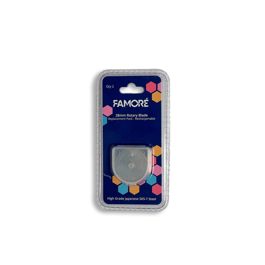 Famore -  28mm Rotary Replacement Blades 2 PK - 428SK-PK2