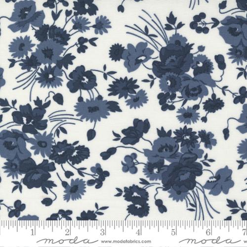 Moda - Nantucket Summer - Somerset Florals White - 55260 21 - Sold by the Half Yard