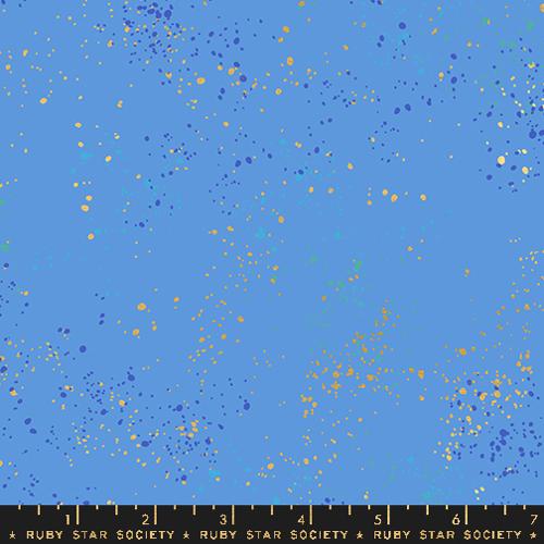 Ruby Star Society - Speckled - Speckled Metallic - Lindley Blue - RS5027 127M - Sold by the Half Yard