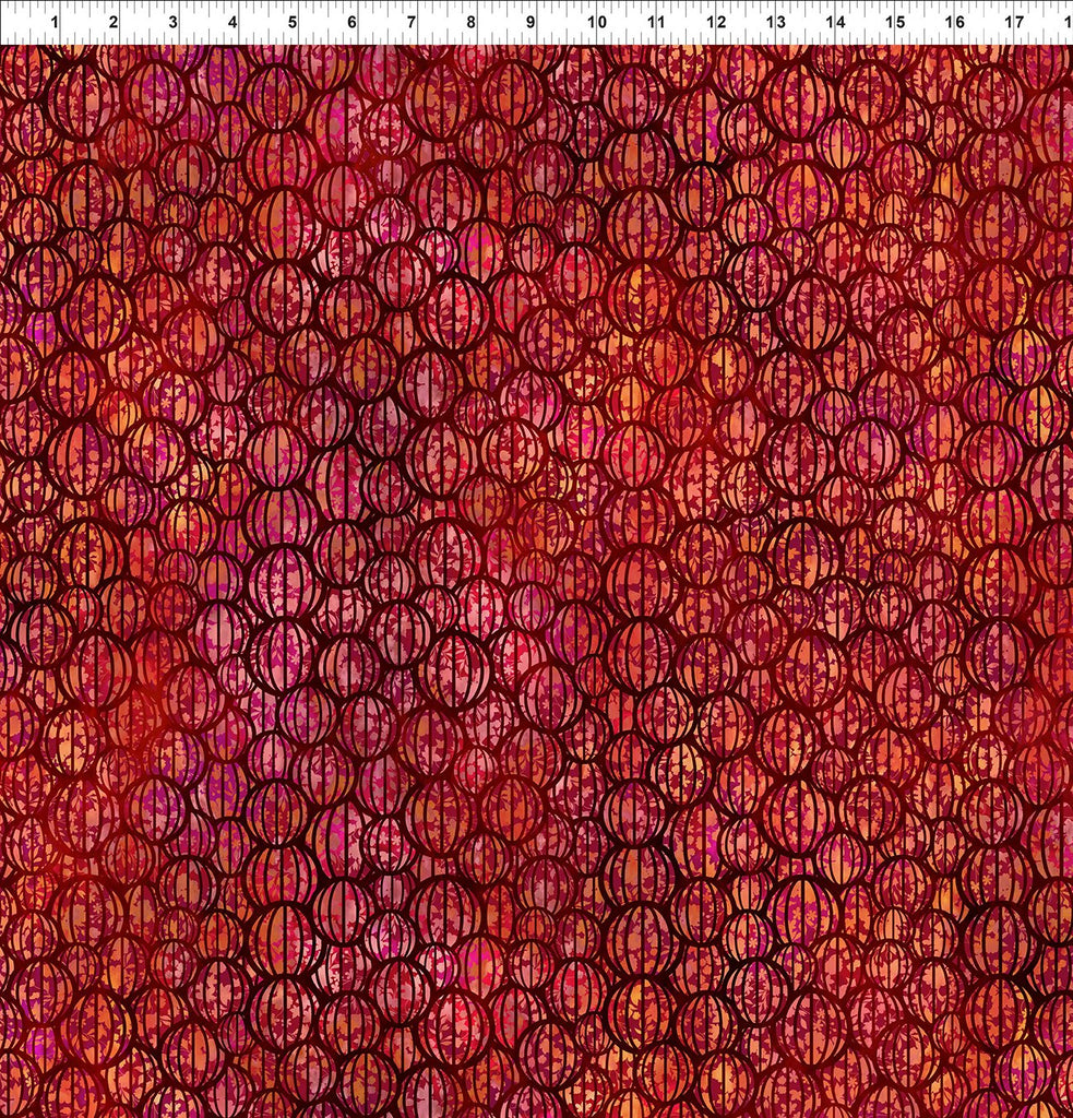 In The Beginning - Allure - Red Lanterns - 6ALR-1 - Sold by the Half Yard