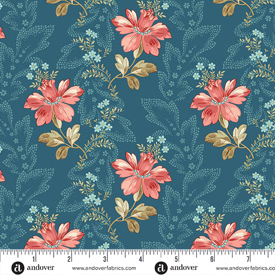 Andover Fabrics - Edyta Sitar - Lighthouse - Lakefront Bayou - A-1473-B - Sold by the Half Yard