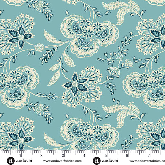 Andover Fabrics - Edyta Sitar - Lighthouse - Splash Allium - A-1475-B - Sold by the Half Yard