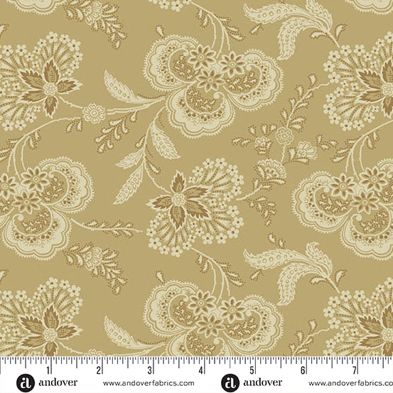 Andover Fabrics - Edyta Sitar - Lighthouse - Lakehouse Allium - A-1475-N - Sold by the Half Yard