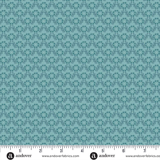 Andover Fabrics - Edyta Sitar - Lighthouse - Splash Lacey - A-1481-B - Sold by the Half Yard
