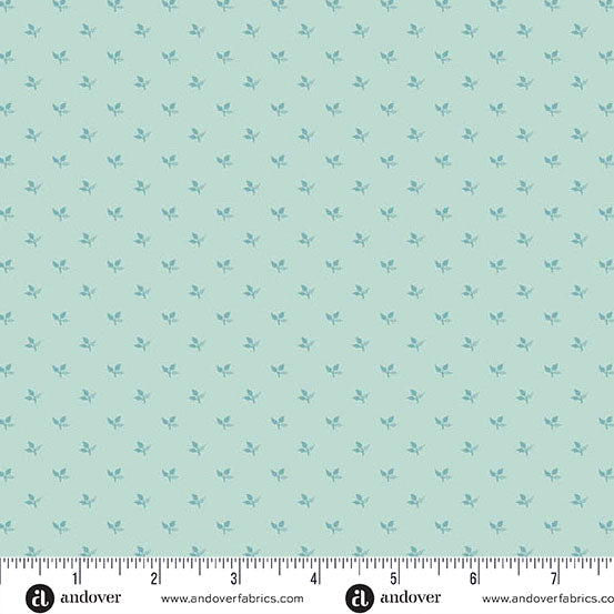 Andover Fabrics - Edyta Sitar - Lighthouse - Clear Sky Serene - A-1488-B - Sold by the Half Yard