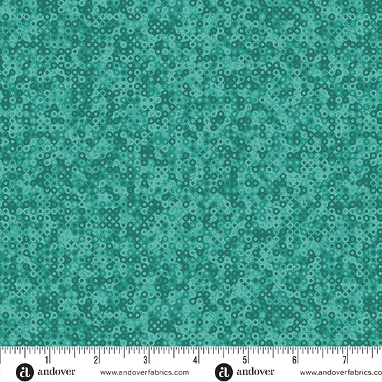 Andover Fabrics - Fairy Rings - Jade - A-5105-T - Sold by the Half Yard