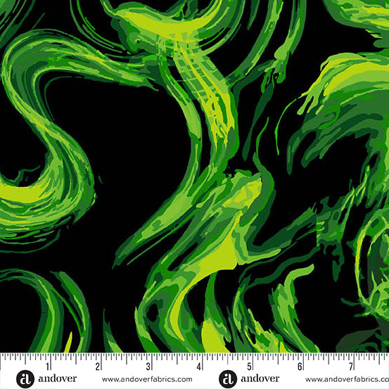 Andover Fabrics - Phantasm - Smolder Venom 108 Wideback - AW-1525-G - Sold by the Half Yard