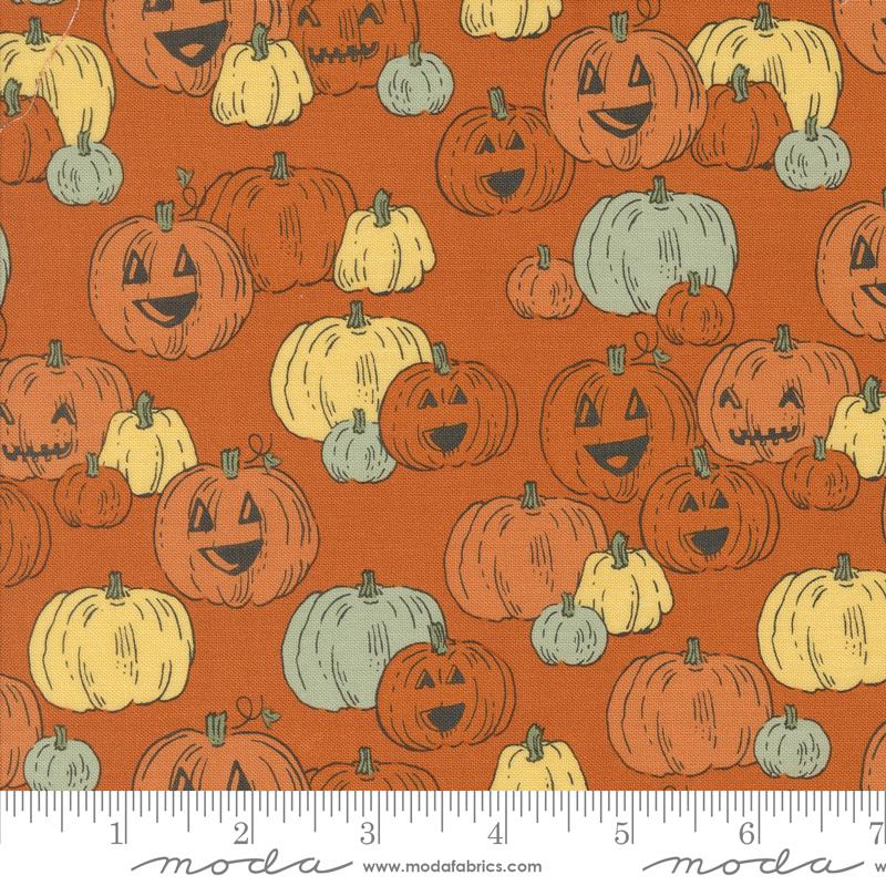Moda - Home Sweet Haunt - Home Sweet Haunt - Rust - 20916-13 - Sold by the Half Yard