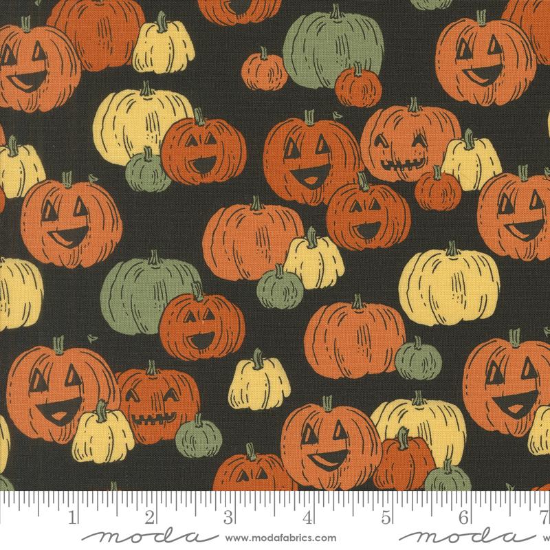 Moda - Home Sweet Haunt - Home Sweet Haunt - Midnight - 20916-17 - Sold by the Half Yard