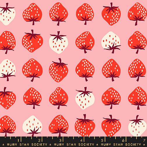 Ruby Star Society - Strawberry and Friends - Balmy - RS3084 13 - Sold by the Half Yard