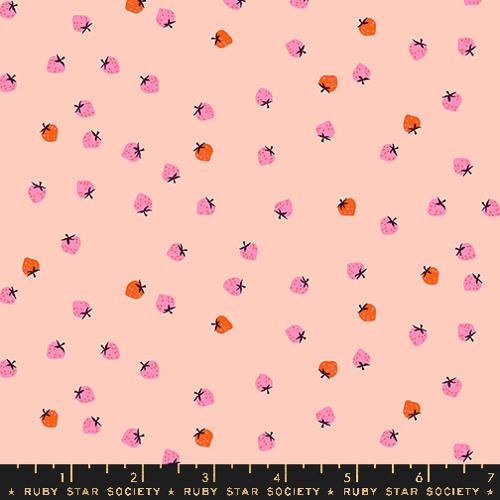 Ruby Star Society - Strawberry and Friends - Pale Peach - RS3086 16 - Sold by the Half Yard