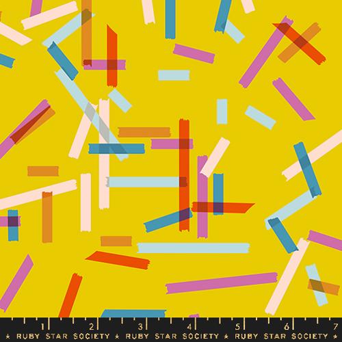 Moda - Washi Plus - Washi Novelty Tape Office Supplies - Goldenhour - RS1090 12 - Sold by the Half Yard
