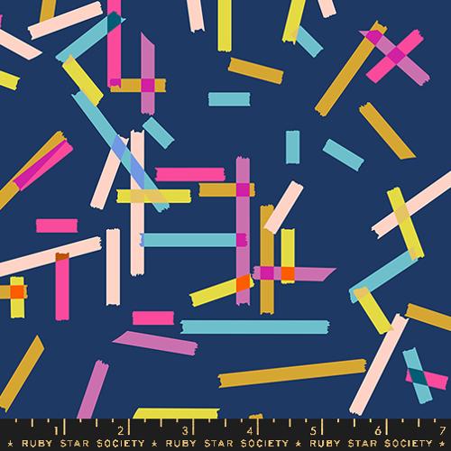 Moda - Washi Plus - Washi Novelty Tape Office Supplies - Bluebell - RS1090 16 - Sold by the Half Yard