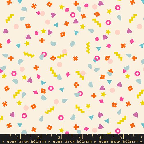 Moda - Washi Plus - More Stuff Novelty Ditsy Childerns - Natural - RS1105 11 - Sold by the Half Yard