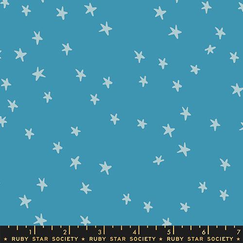 Moda - Starry New - Vintage Blue - RS4109 85 - Sold by the Half Yard
