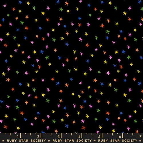 Moda - Mini Starry - Vivid Rainbow - RS4110 63 - Sold by the Half Yard