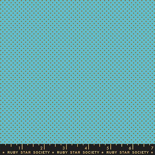 Ruby Star Society - Catnap - Mini Dot Dots Turquoise - RS4102 24 - Sold by the Half Yard