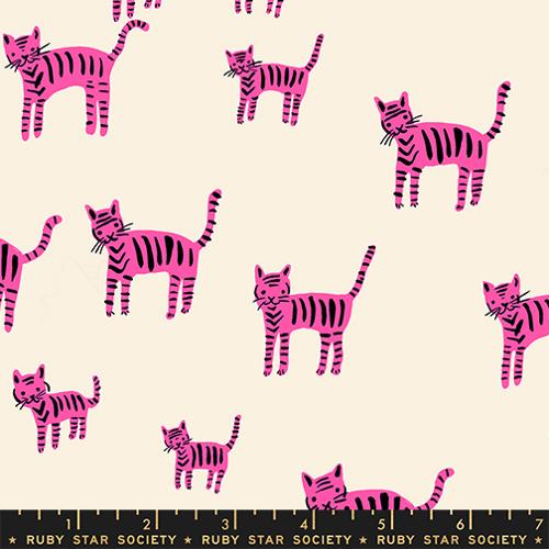 Ruby Star Society - Catnap - Tiger Stripes Playful - RS4132 13 - Sold by the Half Yard