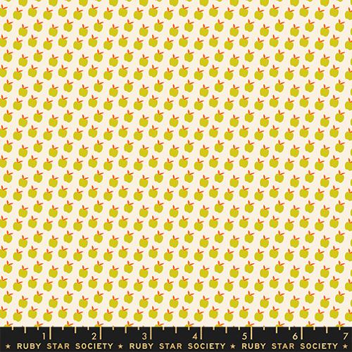 Ruby Star Society - Catnap - Apples Pistachio - RS4134 11 - Sold by the Half Yard
