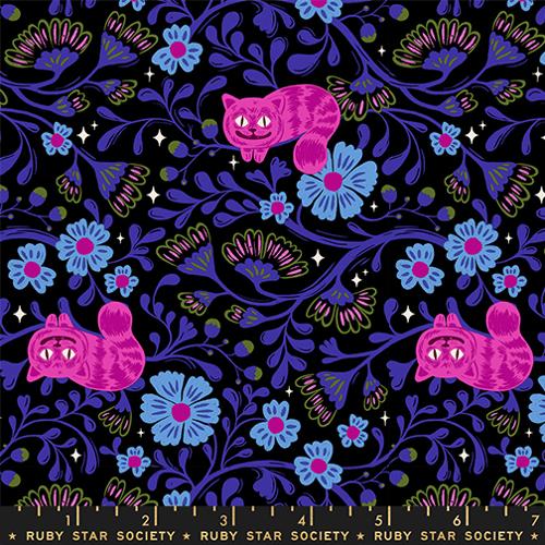 Ruby Star Society - Hello Alice - Cheshire Black - RS2123 14 - Sold by the Half Yard