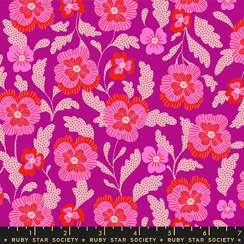 Ruby Star Society - Hello Alice - Violets Berry - RS2126 13 - Sold by the Half Yard