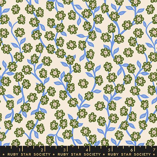 Ruby Star Society - Hello Alice - Chatty Garden Shell - RS2128 11 - Sold by the Half Yard
