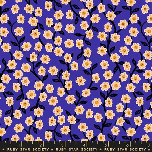 Ruby Star Society - Hello Alice - Chatty Garden Blacklight - RS2128 14 - Sold by the Half Yard